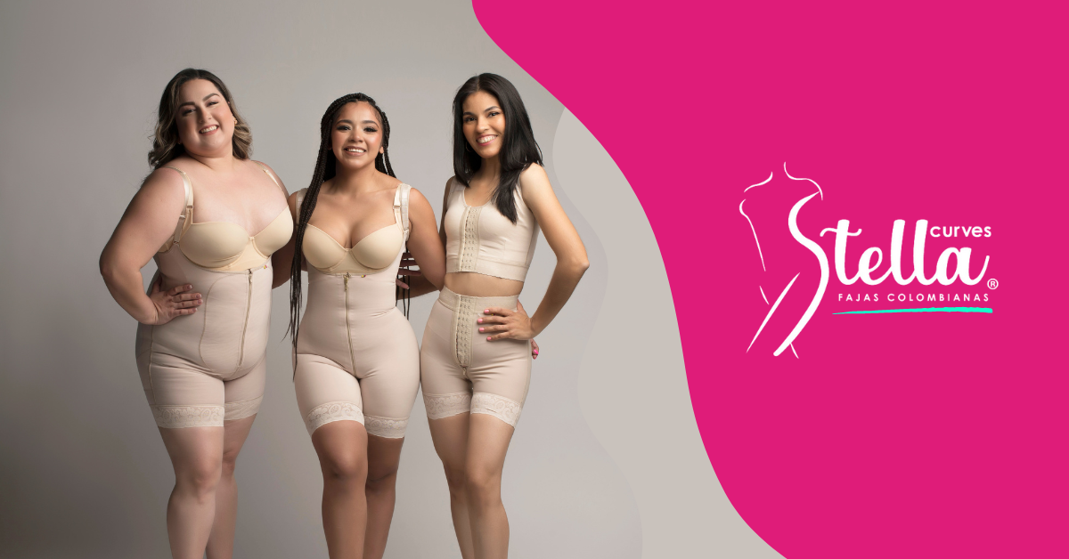 Descubre la faja colombiana con zipper lateral de Stella Curves
